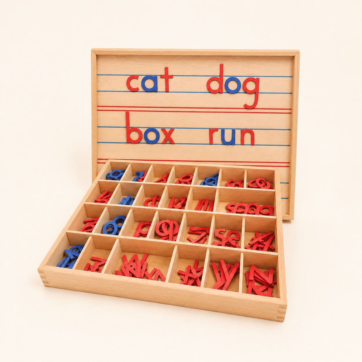 Movable Alphabet with Box