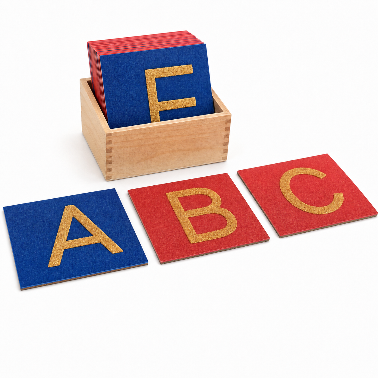 Sandpaper English Uppercase Letters